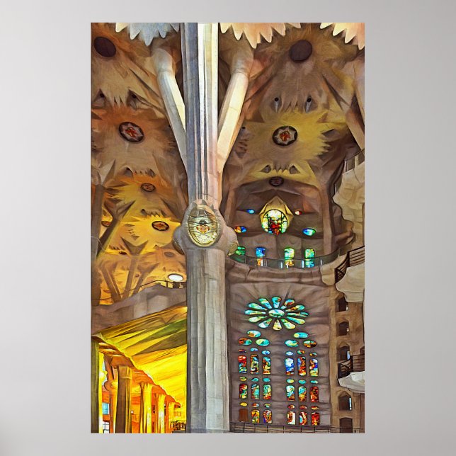 Sagrada Familia. Insida. Visa 11. Poster (Framsidan)