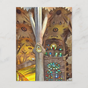 Sagrada Familia. Insida. Visa 11. Vykort