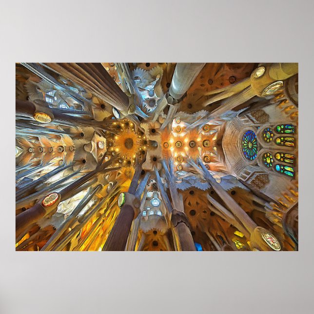 Sagrada Familia. Insida. Visa 20. Poster (Framsidan)