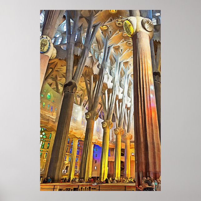 Sagrada Familia. Insida. Visa 9. Poster (Framsidan)