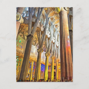 Sagrada Familia. Insida. Visa 9. Vykort