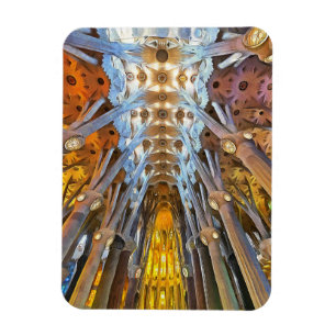 Sagrada Familia. Insida. Vy 21. Magnet