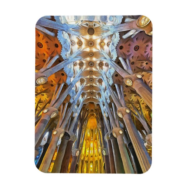 Sagrada Familia. Insida. Vy 21. Magnet (Vertikal)