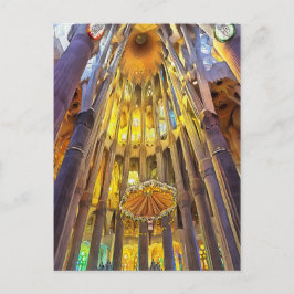 Sagrada Familia. Insida. Vy 22. Vykort