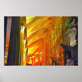 Sagrada Familia. Insida. Vy 2. Poster