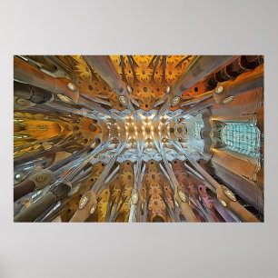 Sagrada Familia. Insida. Vy 31. Poster