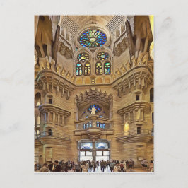 Sagrada Familia. Insida. Vy 32. Vykort