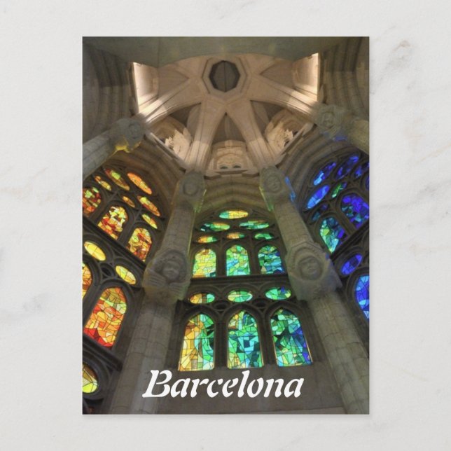 Sagrada Familia. Insida Vykort (Framsida)