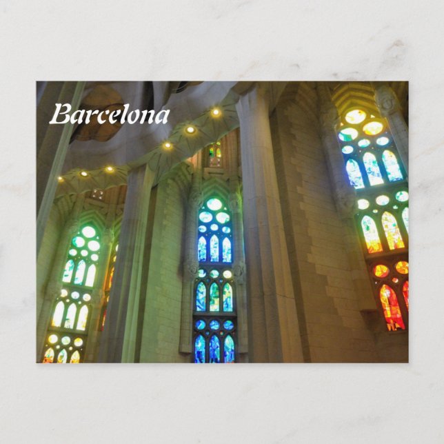 Sagrada Familia. Insida Vykort (Framsida)