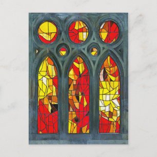 Sagrada Familia. Interiör. Vy 10. Vykort