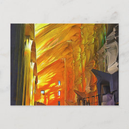 Sagrada Familia. Interiör. Vy 2. Vykort