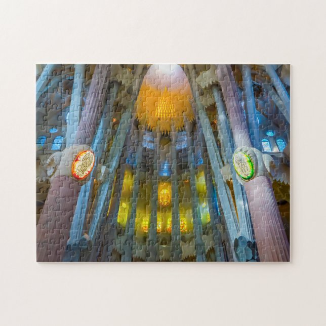 Sagrada Família-katedralen. Pussel (Horisontell)