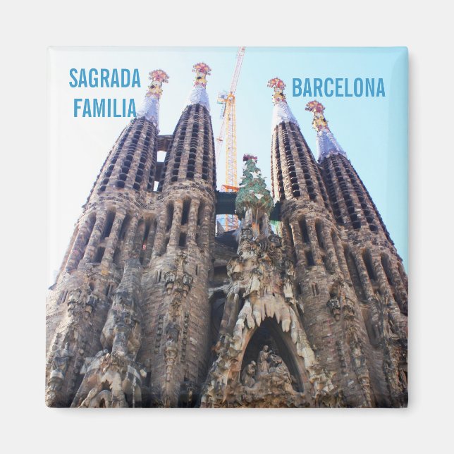 Sagrada Familia-kyrkan Magnet (Framsidan)