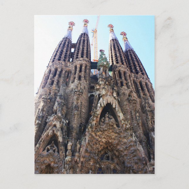 Sagrada Familia-kyrkan Vykort (Framsida)