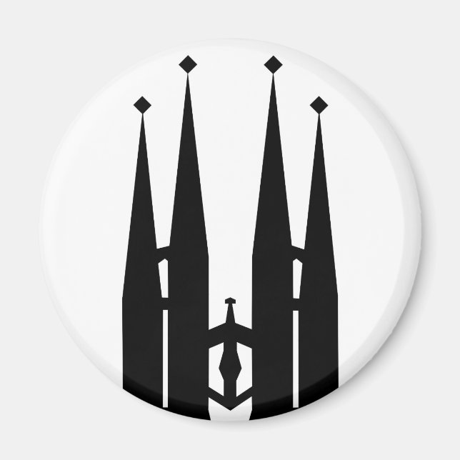 Sagrada Familia Magnet (Framsidan)
