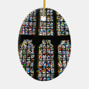 Sagrada Familia målat glass Barcelona fotografera Julgransprydnad Keramik