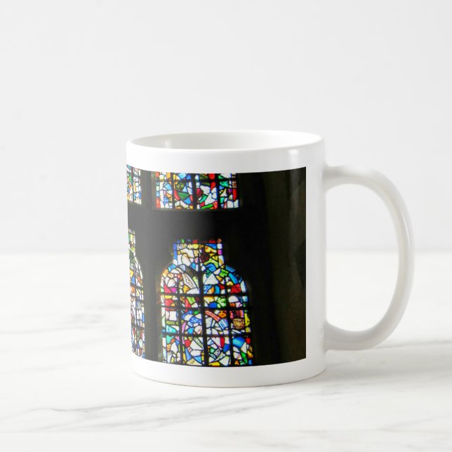 Sagrada Familia målat glass Barcelona fotograferar Kaffemugg (Höger)