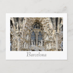 Sagrada Familia. Nativitetsfasad. Vykort