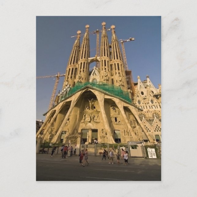 Sagrada Familia of Barcelona Vykort (Framsida)