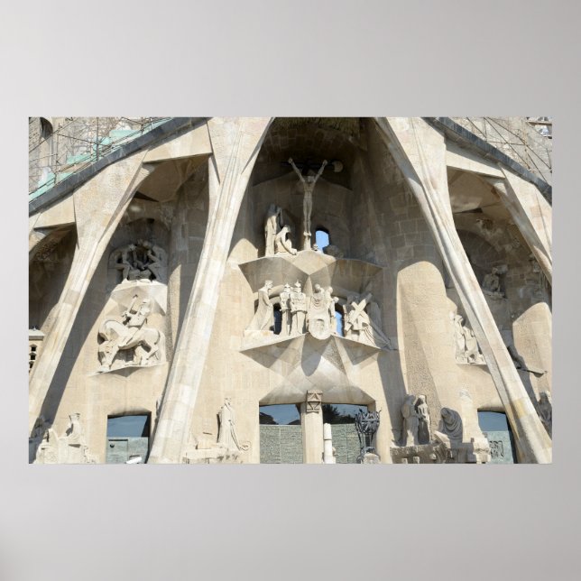 Sagrada Familia. Passion Facade Poster (Framsidan)