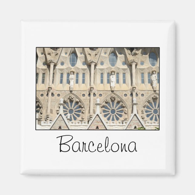 Sagrada Familia. Passionsfasad Magnet (Framsidan)