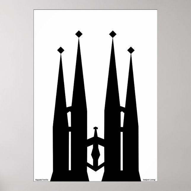 Sagrada Familia Poster (Framsidan)