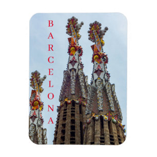 Sagrada Familia steeples-kylskåp Magnet
