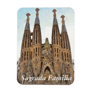 Sagrada Familia.Vy 3. Magnet