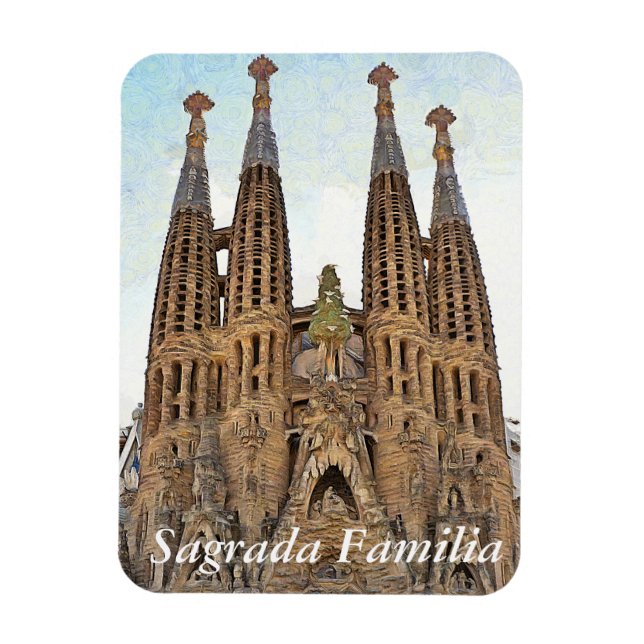 Sagrada Familia. Vy 3. Magnet (Vertikal)