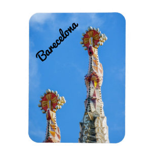 Sagrada Familias kryddor i Barcelona, Spanien Magnet
