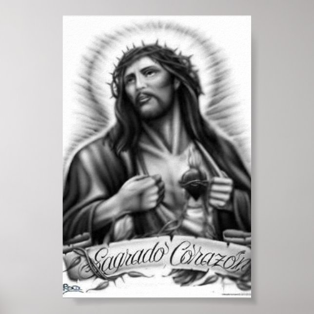 Sagrado Corazón Original Artwork Poster (Framsidan)