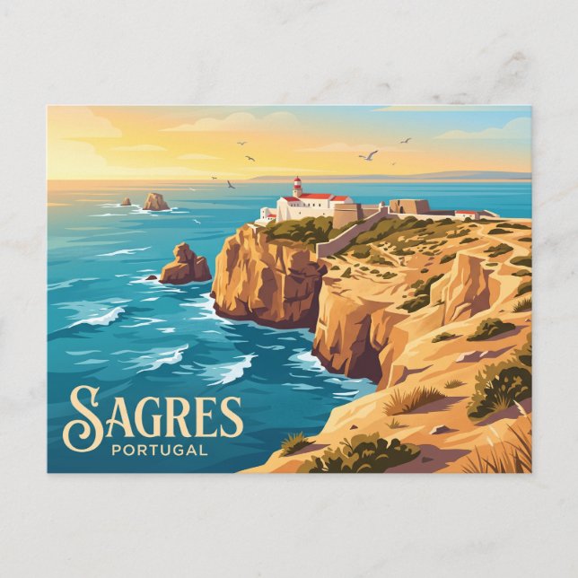 Sagres Portugal Vykort (Framsida)
