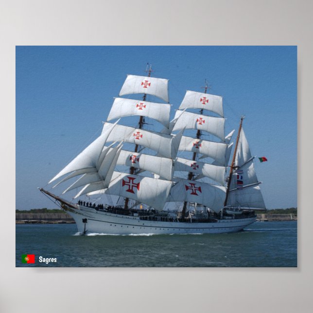 Sagres Tall Frakt Poster (Framsidan)