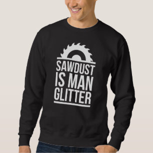 Sågspån är människo glitter lång ärmad tröja