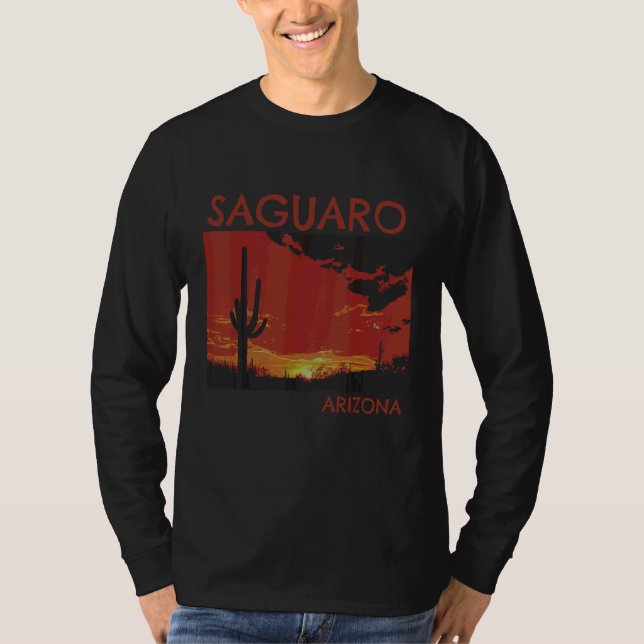 Saguaro Arizona Nationalpark T Shirt (Framsida)