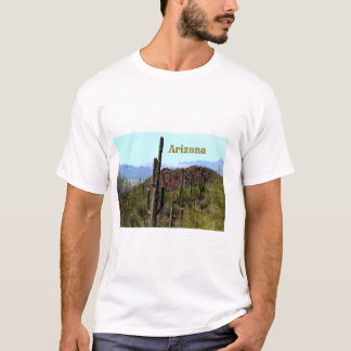 Saguaro berglandskap Tucson Arizona T-Shirt