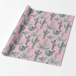 Saguaro Cactus and Desert Aloe Plants on ROSA Presentpapper