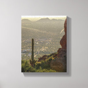 Saguaro Cactus Apache Junction & Pheonix AZ 8 x 10 Canvastryck
