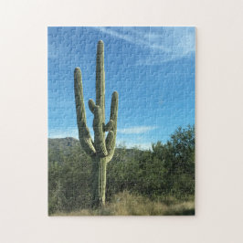 Saguaro Cactus Arizona Desert Scenia Puzzle Pussel