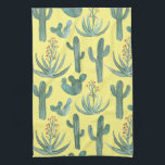 Saguaro Cactus Desert Aloe Mönster Watercolor Kökshandduk<br><div class="desc">Torka av ditt kök med den här vattenfärgiga kalkhandduken. Gör en underbar husuppvärmning eller en bröllop-gåva! Du kan anpassa den och även lägga till text. Kolla min butik för mycket mer färg och mönster!</div>