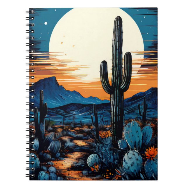 Saguaro Cactus | Journal Anteckningsbok (Framsidan)