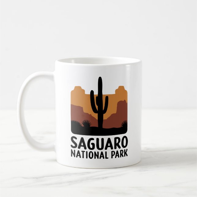 Saguaro Cactus Kaffemugg (Vänster)