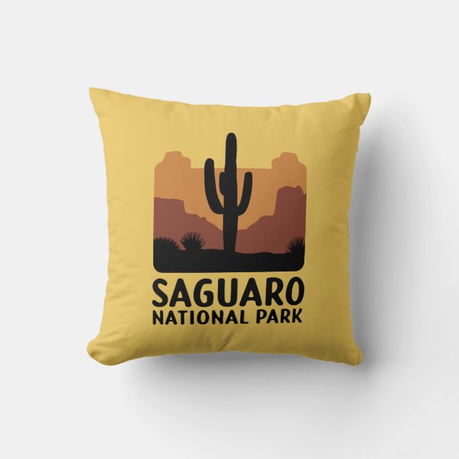 Saguaro Cactus Kudde (Framsida)