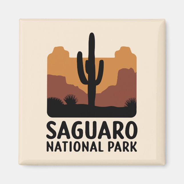 Saguaro Cactus Magnet (Framsidan)