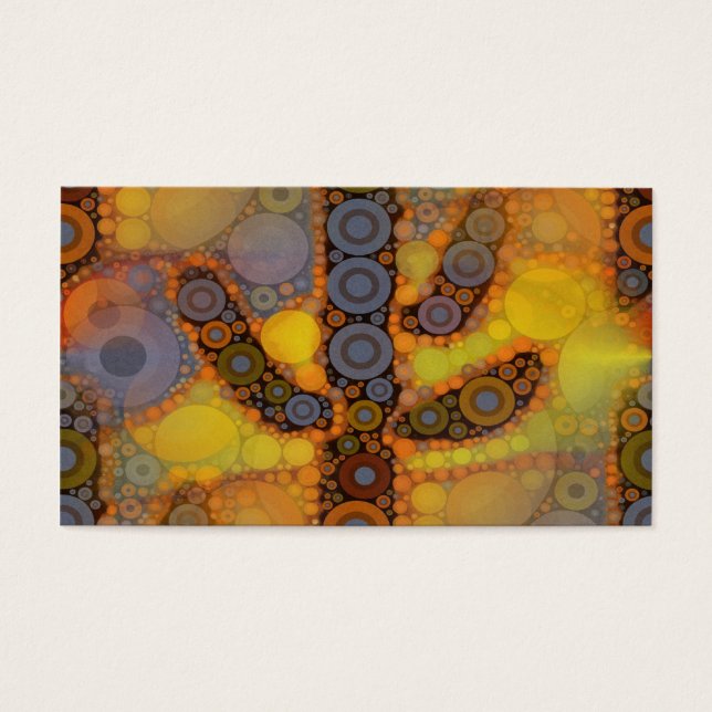 Saguaro Cactus Mosaic Design i sydvästra Arizona Visitkort (Framsidan)