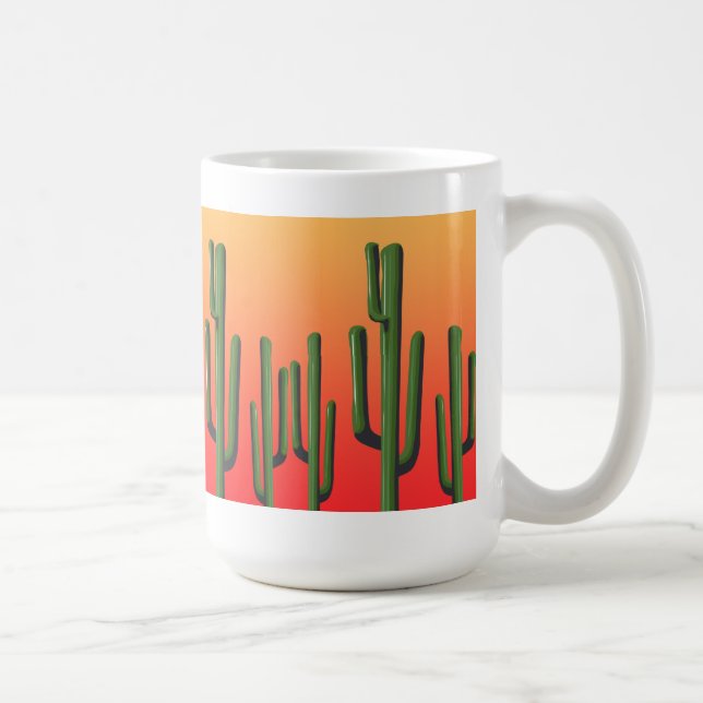 Saguaro Cactus Sunset Mugg (Höger)