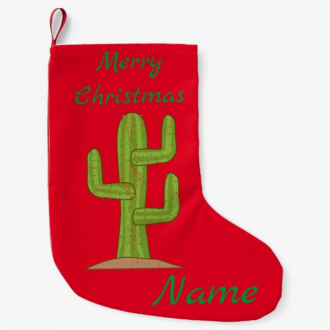 Saguaro Cactus Thunder_Cove Liten Julstrumpa (Framsidan)