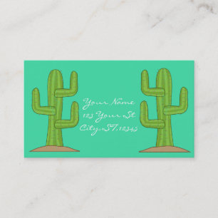Saguaro Cactus Thunder_Cove Visitkort