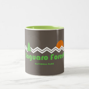 Saguaro Forest National Park Retro Två-Tonad Mugg