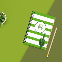 Saguaro Grönt Rand Monogram Personlig